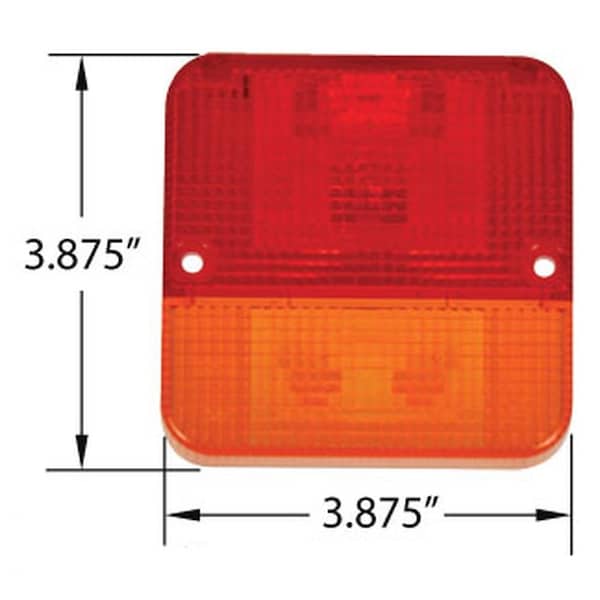 Aftermarket Trailer Board Light Lens ELJ50-0161 - main